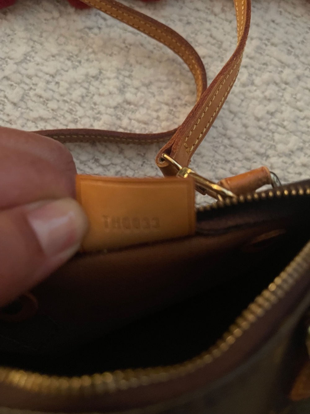 Louis Vuitton Nano Bag with Strap - Picture 15 of 16